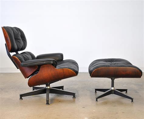 genuine eames chair and ottoman